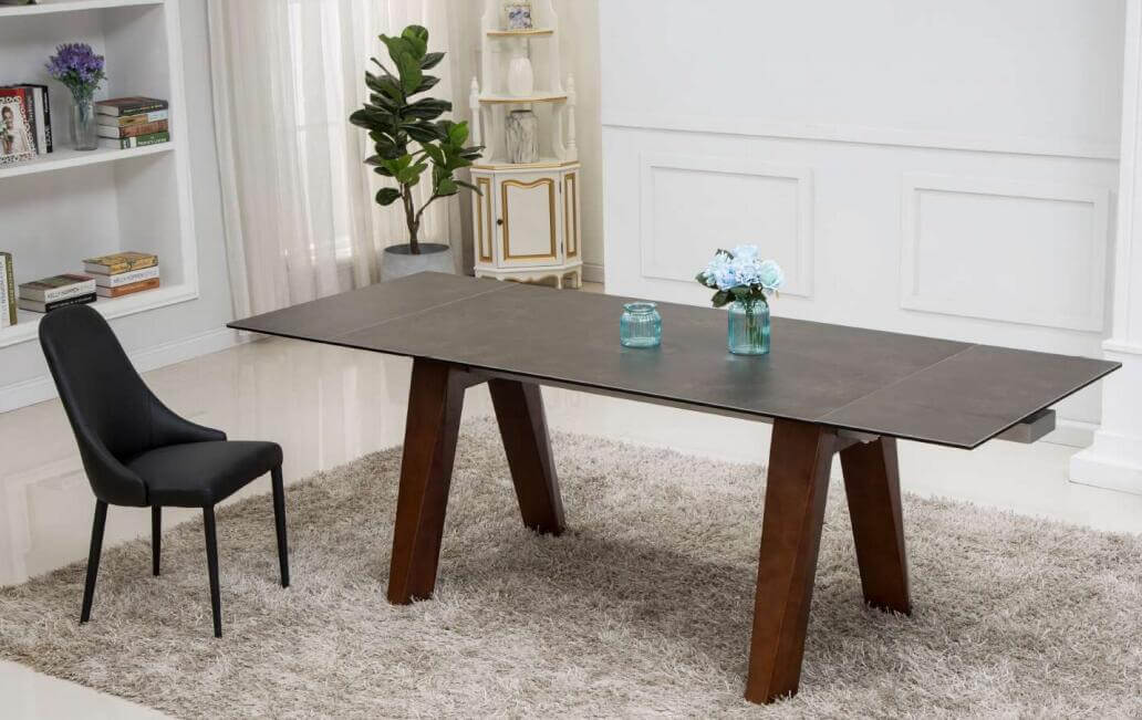 Wooden Extendable Dining Table, Longest Extendable Dining Table