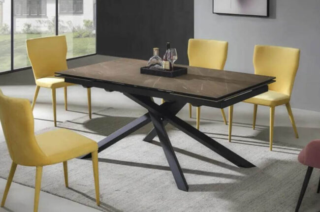 Extendable ceramic Dining Table Cassate(not stretched)