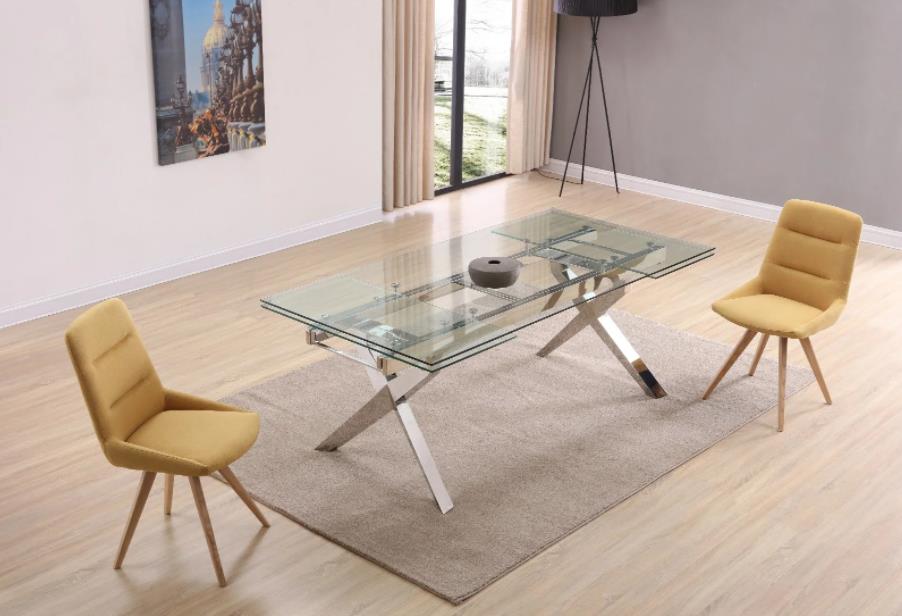 Extendable Glass Dining Table With, Best Glass Top For Dining Table