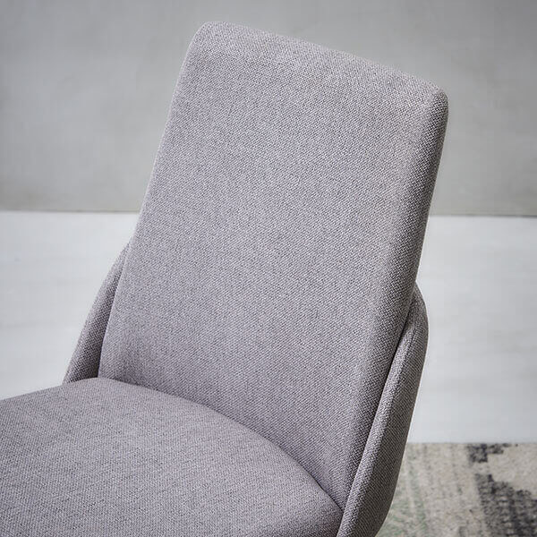 DC1067 dining chair fabric back detail