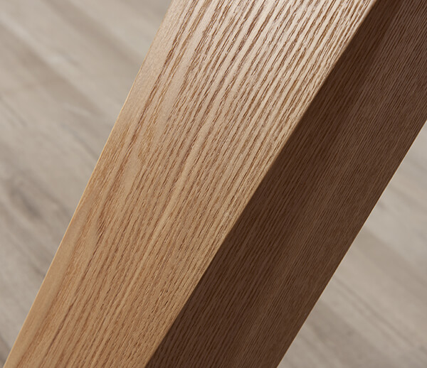 8765ZW table wooden veneer leg