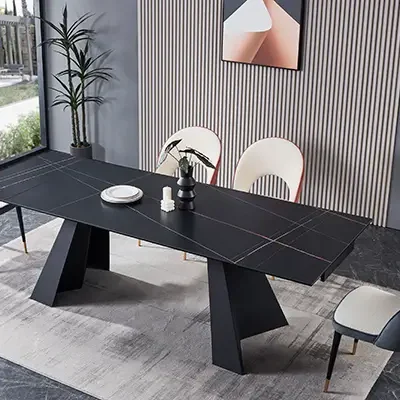 DT8975 mesa rectangular con extensión de 2 extremos