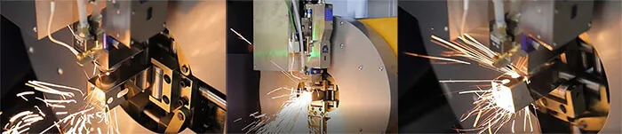 Laser cutting machine for metal table and chair frames
