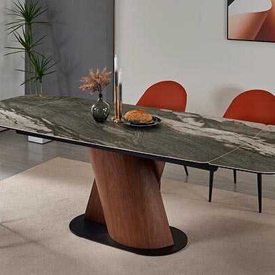 DT9028 mesa extensible con tapa de cerámica