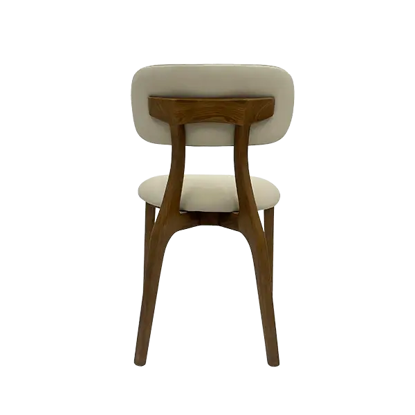 DC1237 wooden chair with PU leather