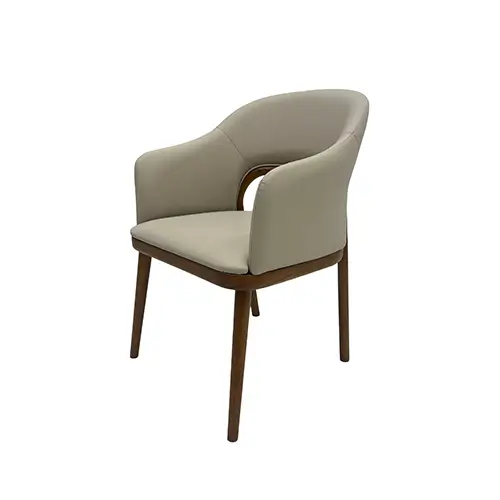 DC1238 Accent Chair with wooden frame