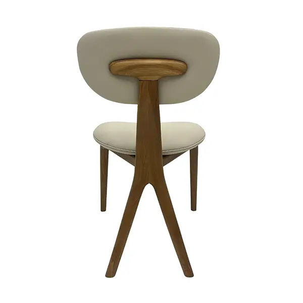 DC1239 wooden chair backside view