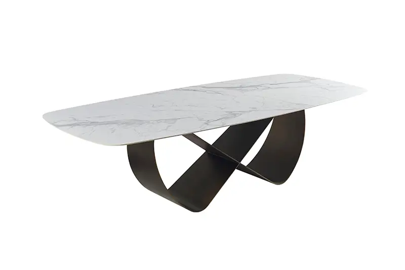 DT9041 gran mesa de cerámica con marcos de metal